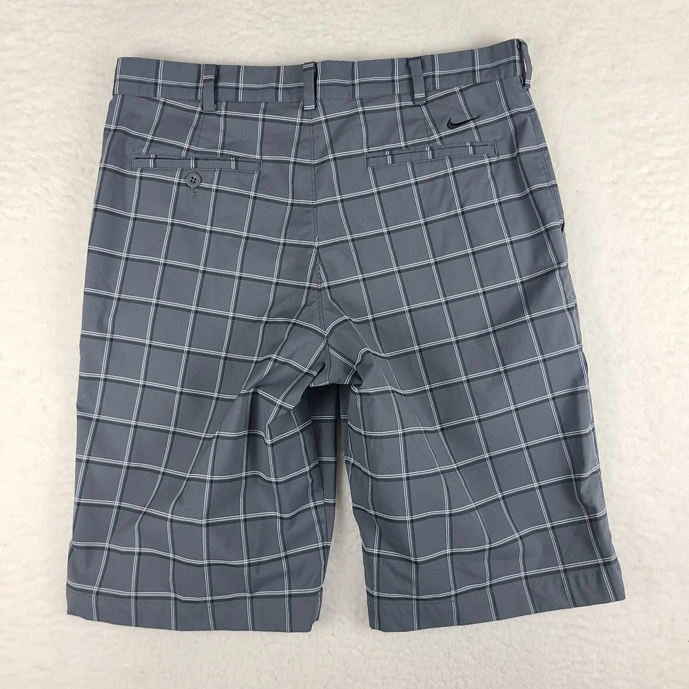 Nike Shorts Mens 34‎ Dark Gray Check 12